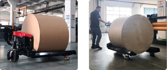 comprar 800 - 1300 mm de manejo eléctrico carretilla elevadora de papel de rodillo de sujeción carretilla elevadora Jumbo Roll online manufacture