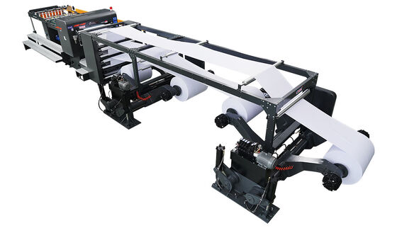 kaufen Hochpräzisionsmaschine für das Schneiden von Papierrollen von 300 m/min mit einer Genauigkeit von ±0,5 mm für Breiten von 1100/1400/1700/1900 mm online manufacture