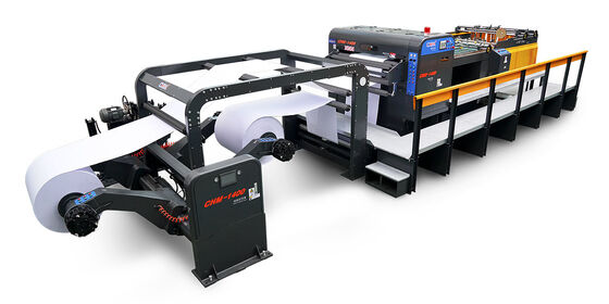 comprar Máquina cortadora de papel rotativa simple de 6000 mm, máquina cortadora de papel de aluminio online manufacture