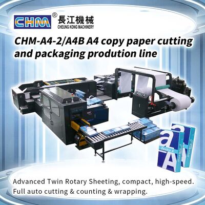 comprare Compatta A4 Copia Foglio E Macchina di imballaggio Portata 8-10 tonnellate al giorno A4 linea di produzione di carta CHM macchina online manufacture